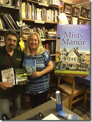 Linda and Lenny DiMenna at Book Barn Aug 2016